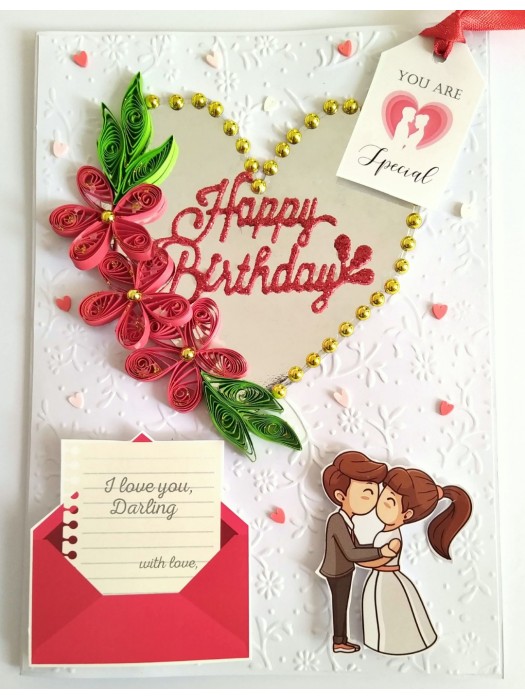 Love Birthday Greeting card image