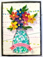 Sparkling Birthday Quilled Scrapbook