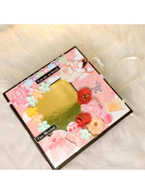 Baby Girl 1 year journey scrapbook Baby Girl 1 year journey scrapbook