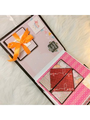Baby Girl 1 year journey scrapbook Baby Girl 1 year journey scrapbook