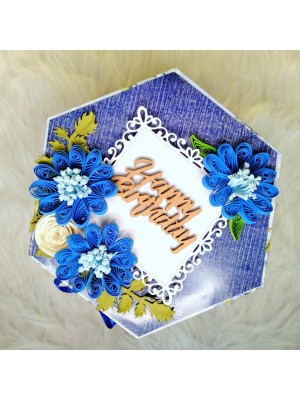 Hexagon shaped 5 layer explosion box  Hexagon shaped 5 layer explosion box