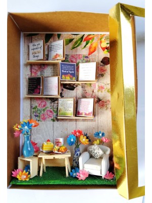 Miniature Room - Birthday | Best wishes Greeting card Miniature Room - Birthday | Best wishes Greeting card