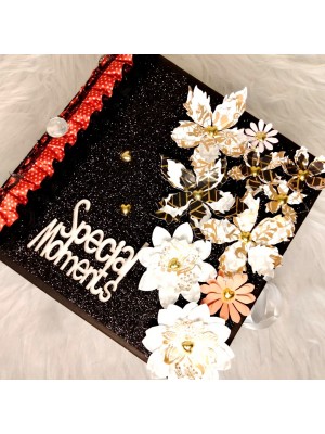 Black & Gold Themed Memories Scrapbook Black & Gold Themed Memories Scrapbook