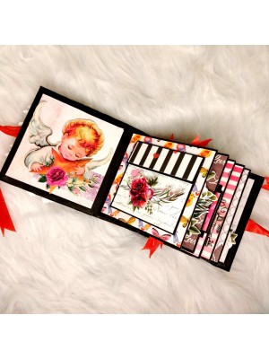 Love Themed Pocket Mini Scrapbook - LM2 Love Themed Pocket Mini Scrapbook - LM2