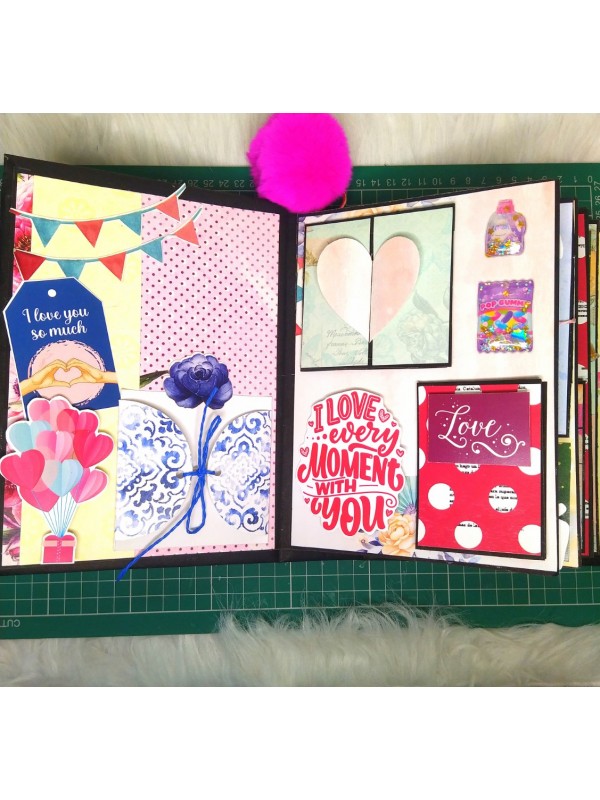 Sparkling Love & Birthday scrapbook
