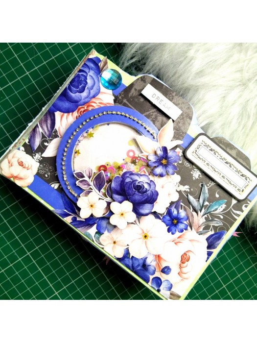 Camera style handmade designer scrapbook 