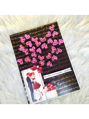 Quilled love tree of hearts greeting card Quilled love tree of hearts greeting card