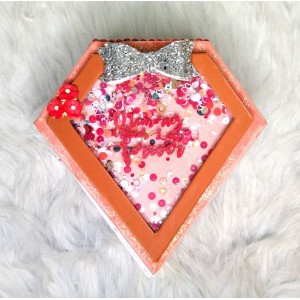 Sparkling Diamond shaped love Scrapbook album Sparkling Diamond shaped love Scrapbook album