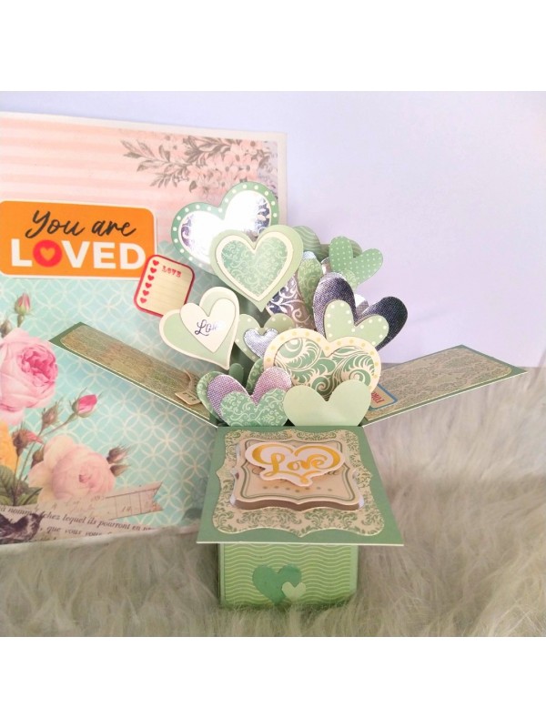 Love Themed Card In A Box - BLUE