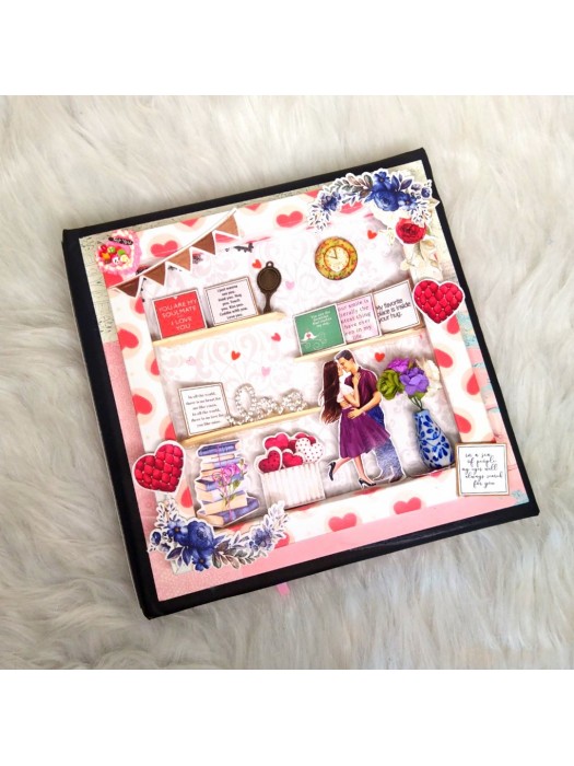 3D Love Pop up scrapbook album