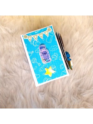 Baby boy 1 year journey Mini Scrapbook Baby boy 1 year journey Mini Scrapbook