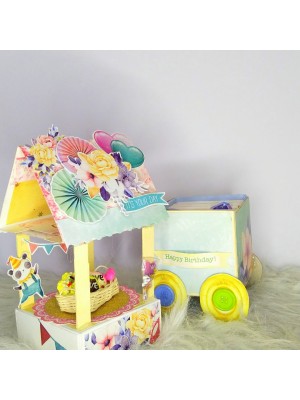 Handmade Birthday ice cream truck mini scrapbook Handmade Birthday ice cream truck mini scrapbook
