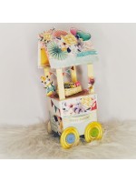 Handmade Birthday ice cream truck mini scrapbook