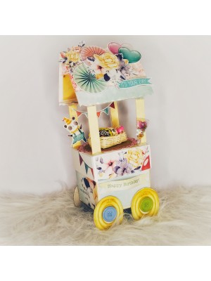 Handmade Birthday ice cream truck mini scrapbook Handmade Birthday ice cream truck mini scrapbook