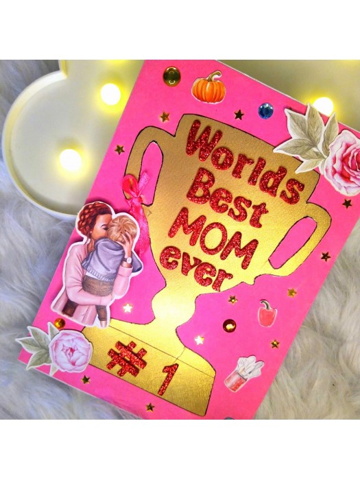 Best Mom Award Pop up Greeting Card image