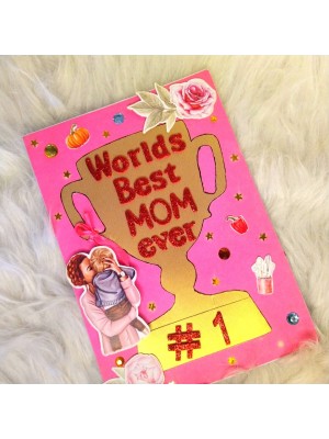Best Mom Award Pop up Greeting Card Best Mom Award Pop up Greeting Card
