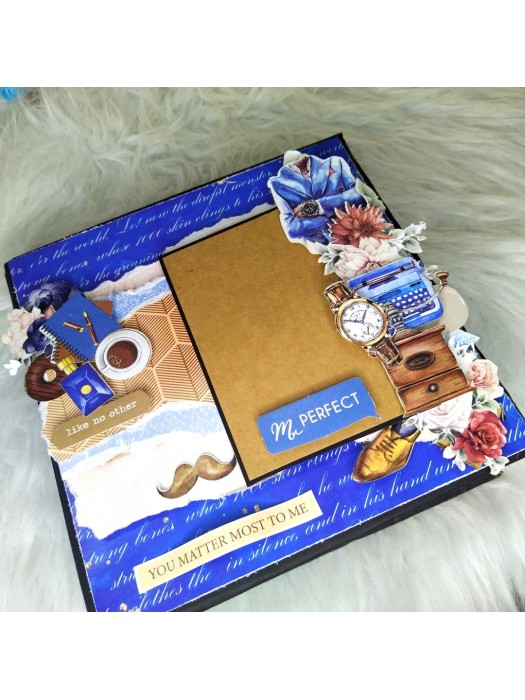 Male Theme Handmade Scrapbook