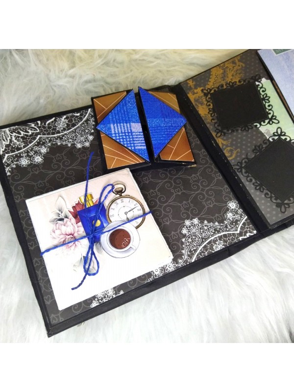 Male Theme Handmade Scrapbook