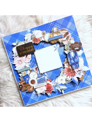 Sparkling Big Male Scrapbook Greeting card Sparkling Big Male Scrapbook Greeting card