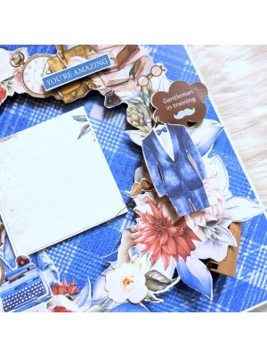 Sparkling Big Male Scrapbook Greeting card Sparkling Big Male Scrapbook Greeting card