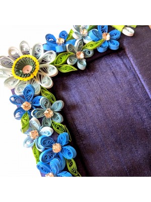 Sparkling Blue Quilled Photo Frame Sparkling Blue Quilled Photo Frame