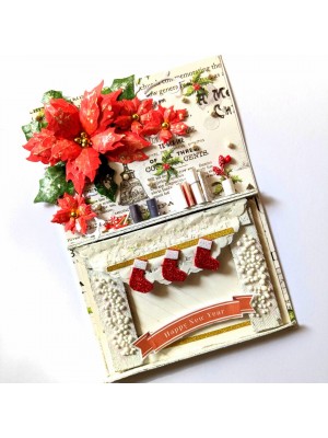 Christmas Room Miniature Greeting Card Christmas Room Miniature Greeting Card