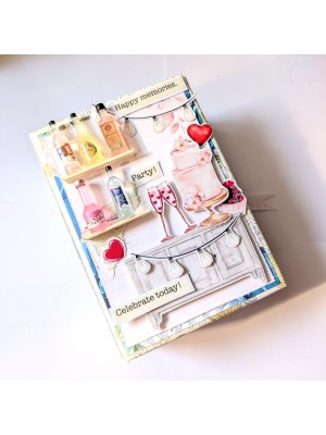 Birthday Mocktails mini scrapbook Birthday Mocktails mini scrapbook