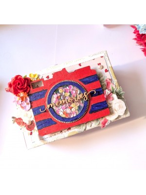 Camera style Love theme mini scrapbook Camera style Love theme mini scrapbook