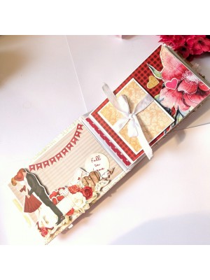 Camera style Love theme mini scrapbook Camera style Love theme mini scrapbook