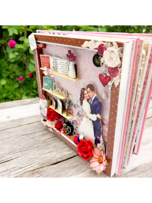 Love and Birthday Handmade Scrapbook Love and Birthday Handmade Scrapbook