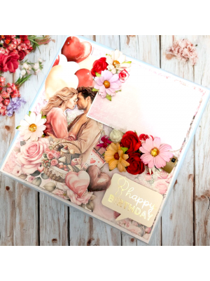 Love and Birthday Handmade Scrapbook Love and Birthday Handmade Scrapbook