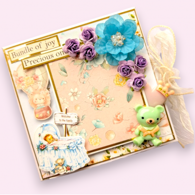 Sparkling Unisex Baby Scrapbook