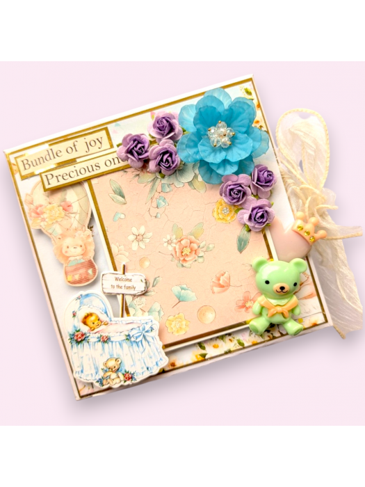 Sparkling Unisex Baby Scrapbook