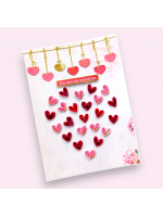 Quilled Hearts Falling Love Greeting card