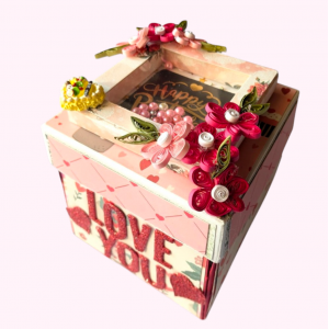 Shaker Love and Birthday Explosion Box Shaker Love and Birthday Explosion Box