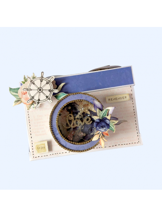 Camera style Love scrapbook