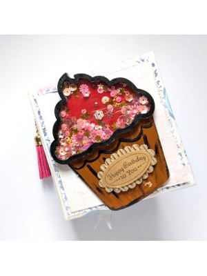 Pocket Mini Birthday Handmade Scrapbook Pocket Mini Birthday Handmade Scrapbook