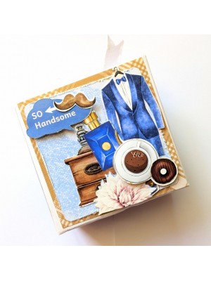Male Themed Pocket Mini Scrapbook Male Themed Pocket Mini Scrapbook
