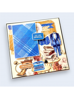 Male Theme Handmade Scrapbook