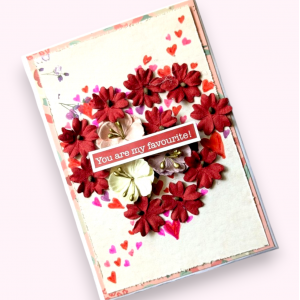 Love Mini Scrapbook Album Handmade 