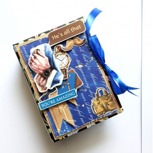 Male Themed Mini Scrapbook Male Themed Mini Scrapbook