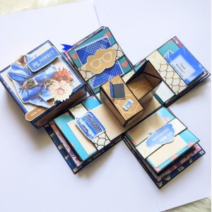 3 layer Men themed explosion box 3 layer Men themed explosion box