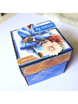 3 layer Men themed explosion box