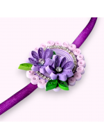 Quilled purple rakhi
