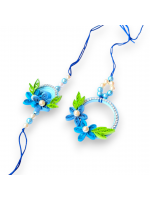 Quilled Rakhi set - Blue