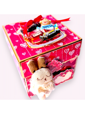 Cute Miniatures Love and Birthday explosion box