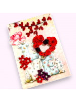 Cute Quilled LOVE Greeting card