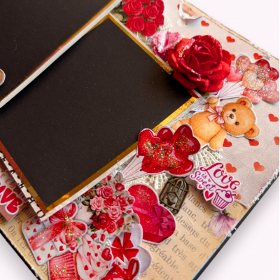 Sparkling Valentine Mini Scrapbook Gift