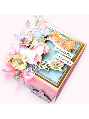 Sparkling Baby Girl explosion box