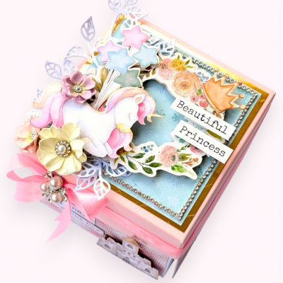 Sparkling Baby Girl explosion box